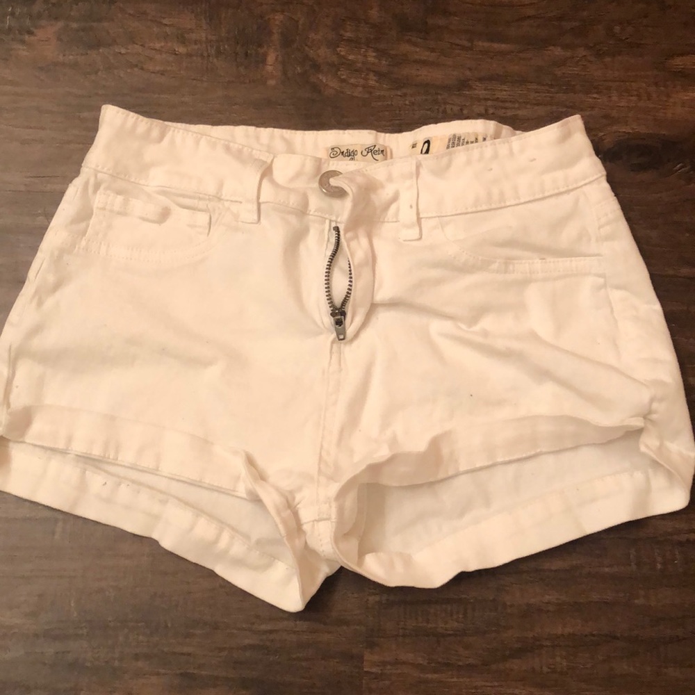 white shorts